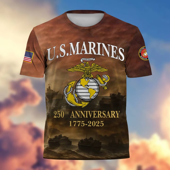 Premium 250th Anniversary Marine T-Shirt