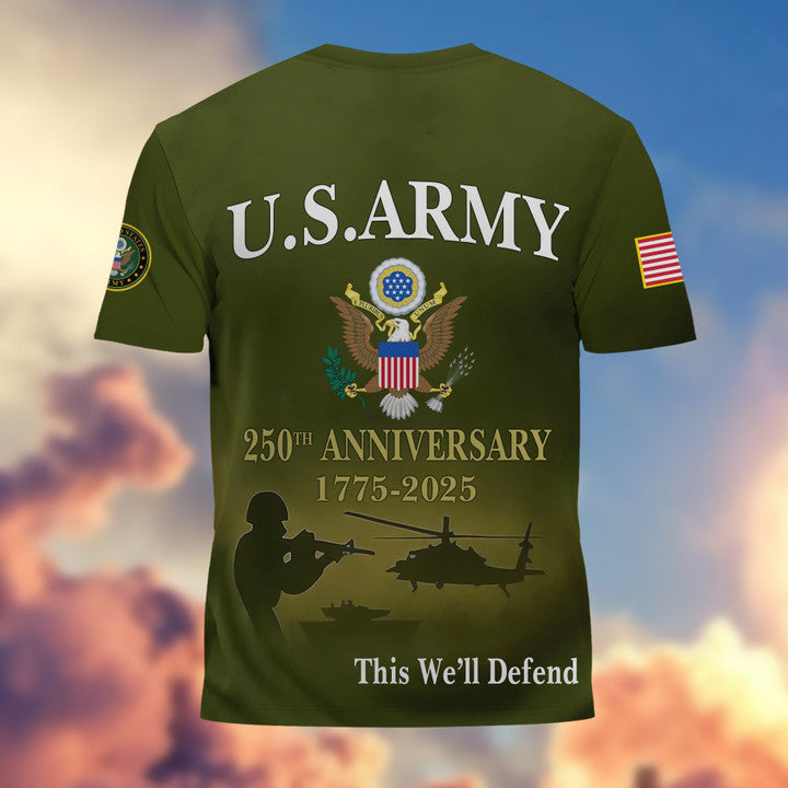 Premium 250th Anniversary Of The Army T-Shirt
