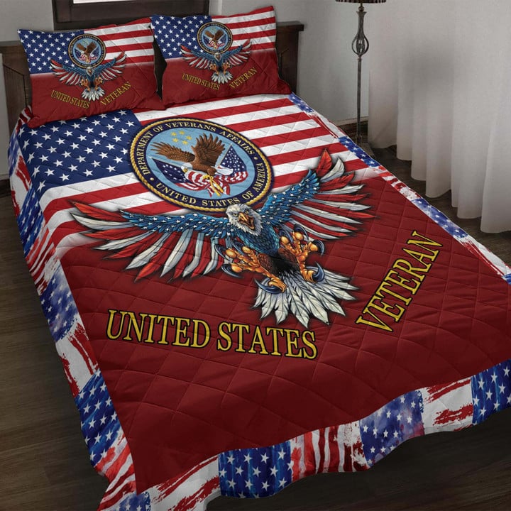 Premium Multiple US Military Services Veteran Bedding Set