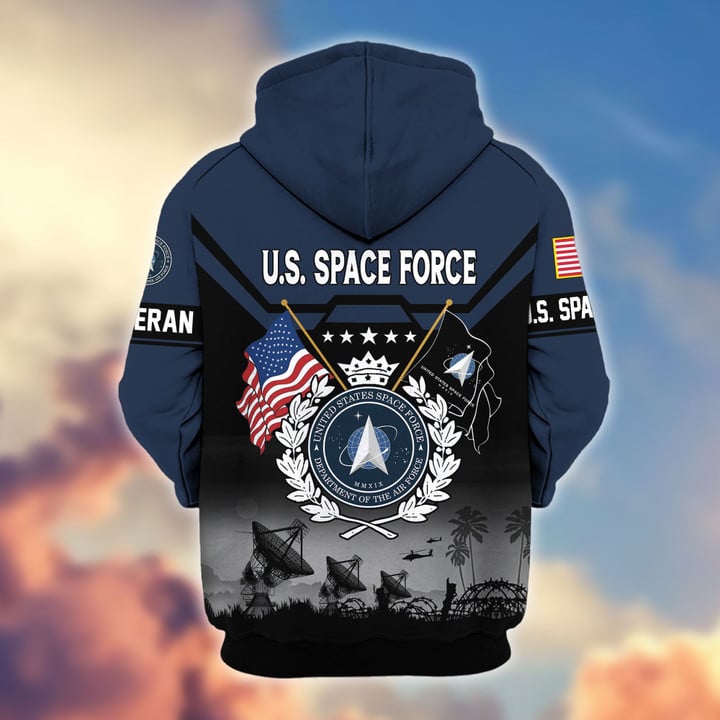 Premium US Veterans Zip Hoodie BPHN011014
