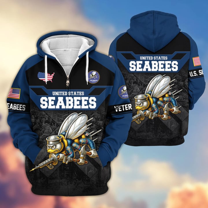 Premium US Veterans Zip Hoodie ATTN011023