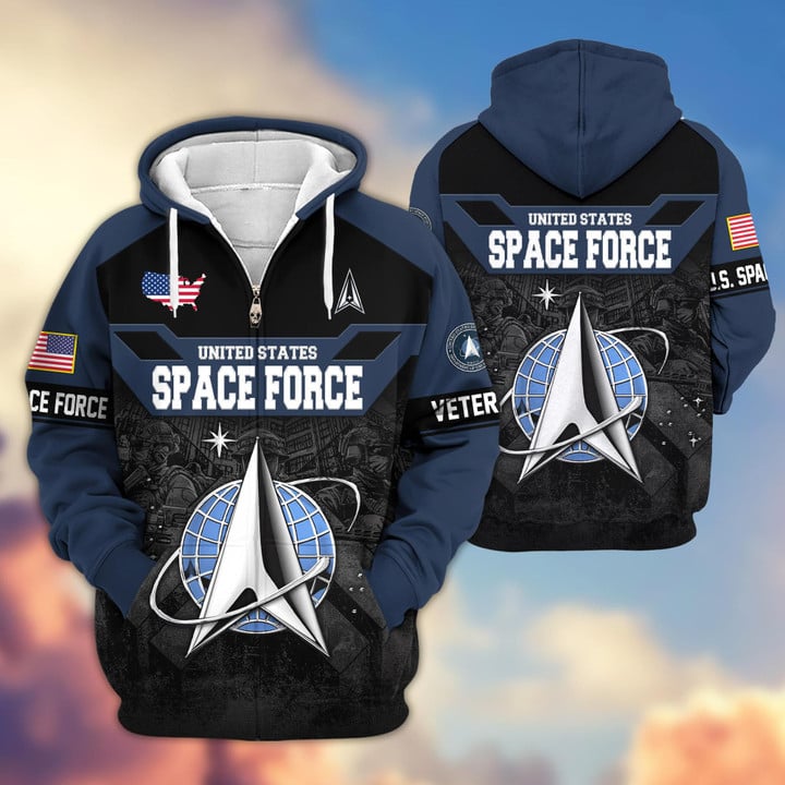 Premium US Veterans Zip Hoodie ATTN011023