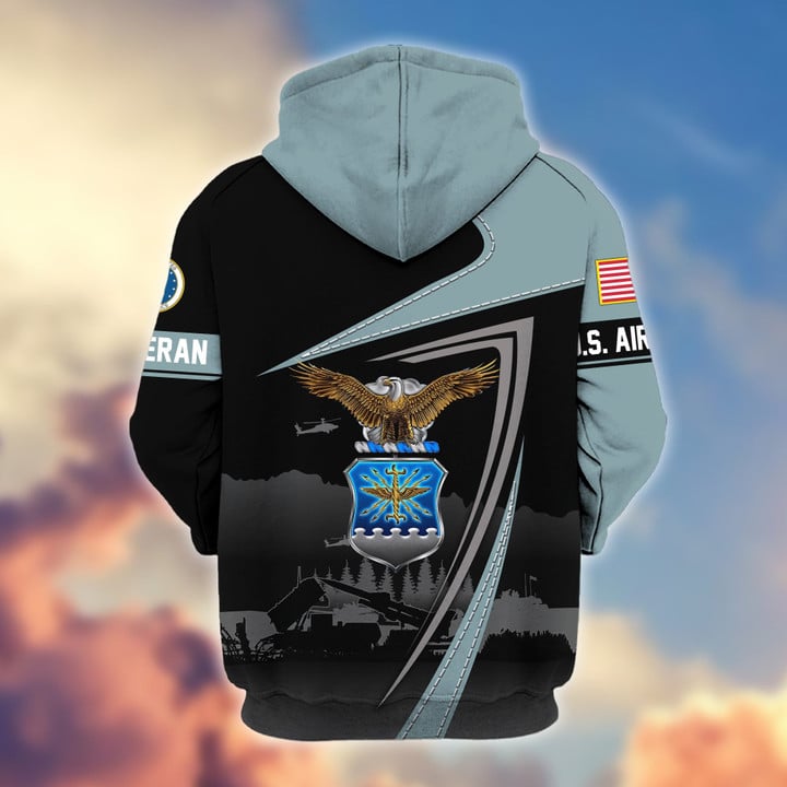 Premium US Veterans Zip Hoodie BPHN091011