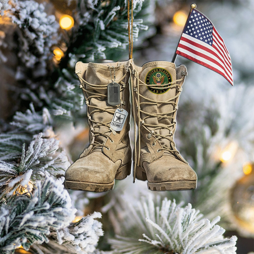 Unique Multiple Services US Veteran Ornament NPVC230901
