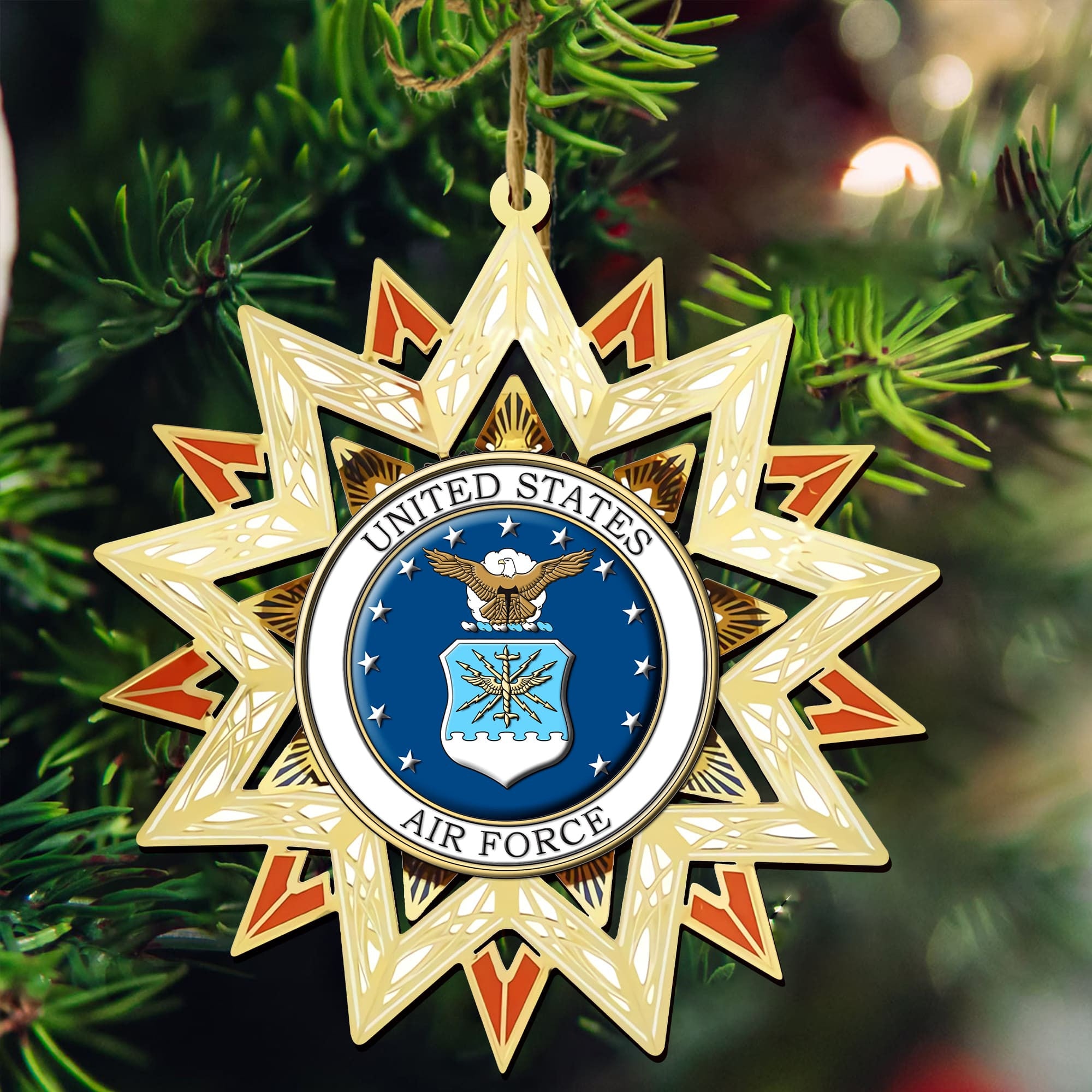 Premium US Veteran Ornament NPVC041104