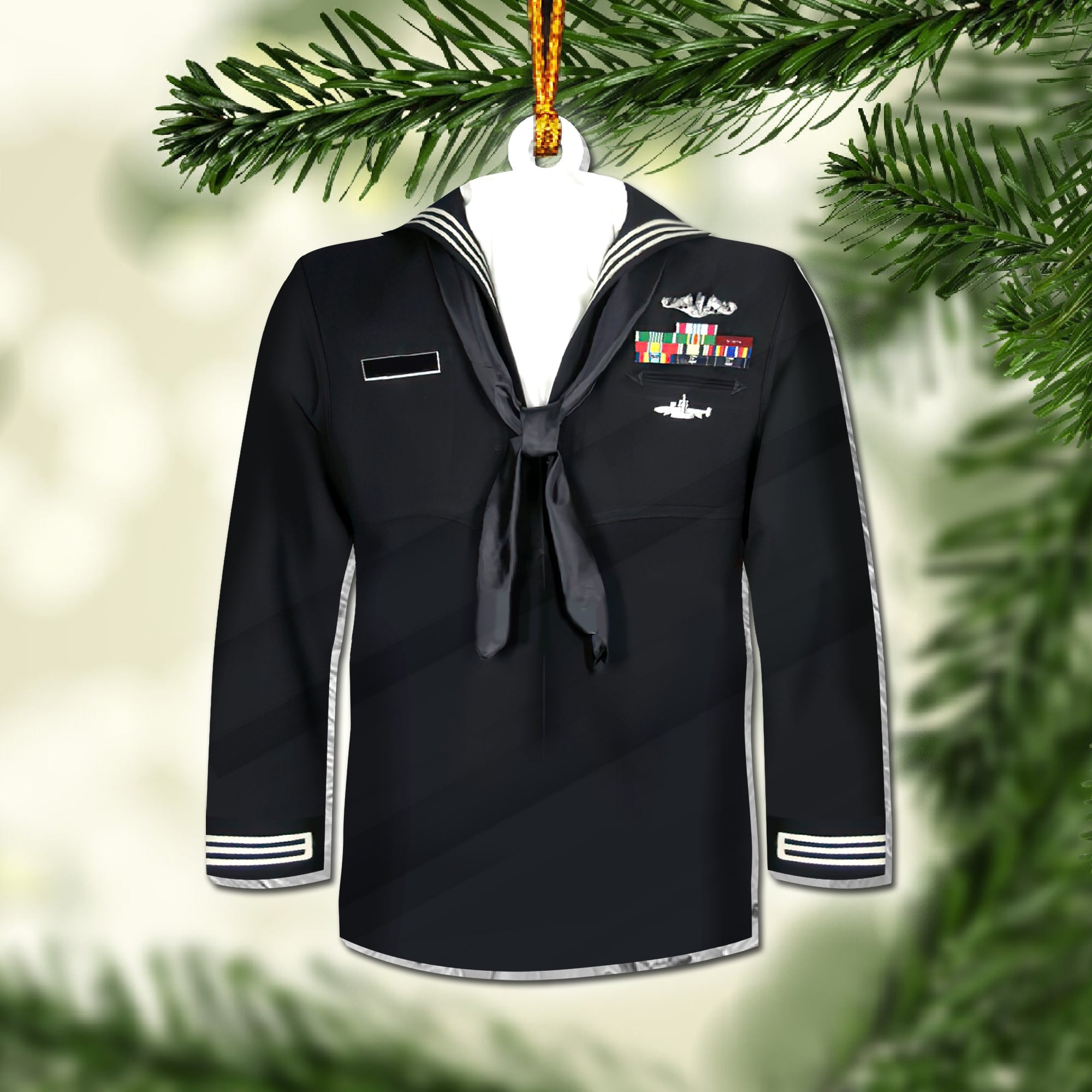 Premium Military Uniform US Veteran Ornament NPVC071001