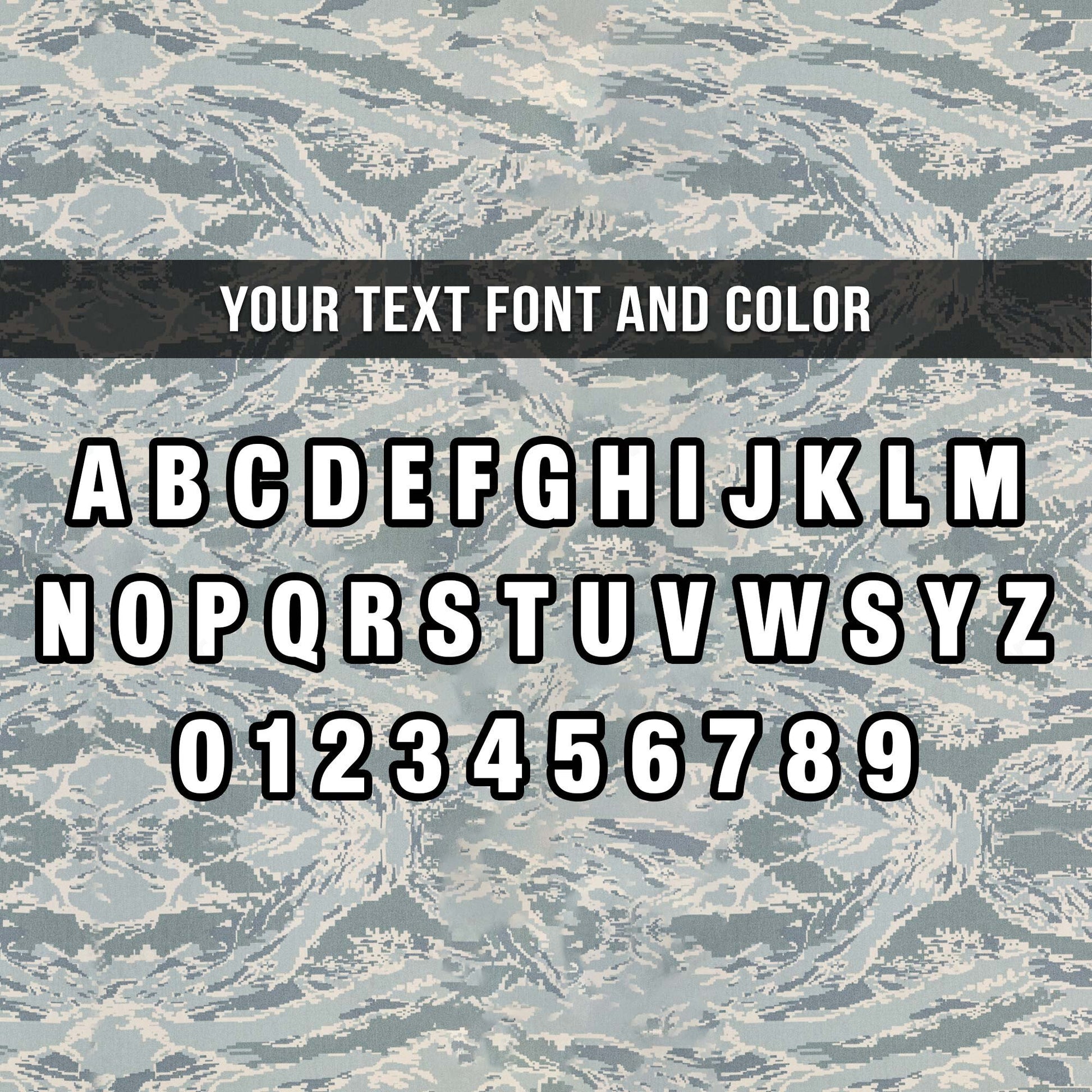 Customized U.S. Air Force Camouflage T-Shirt #000529
