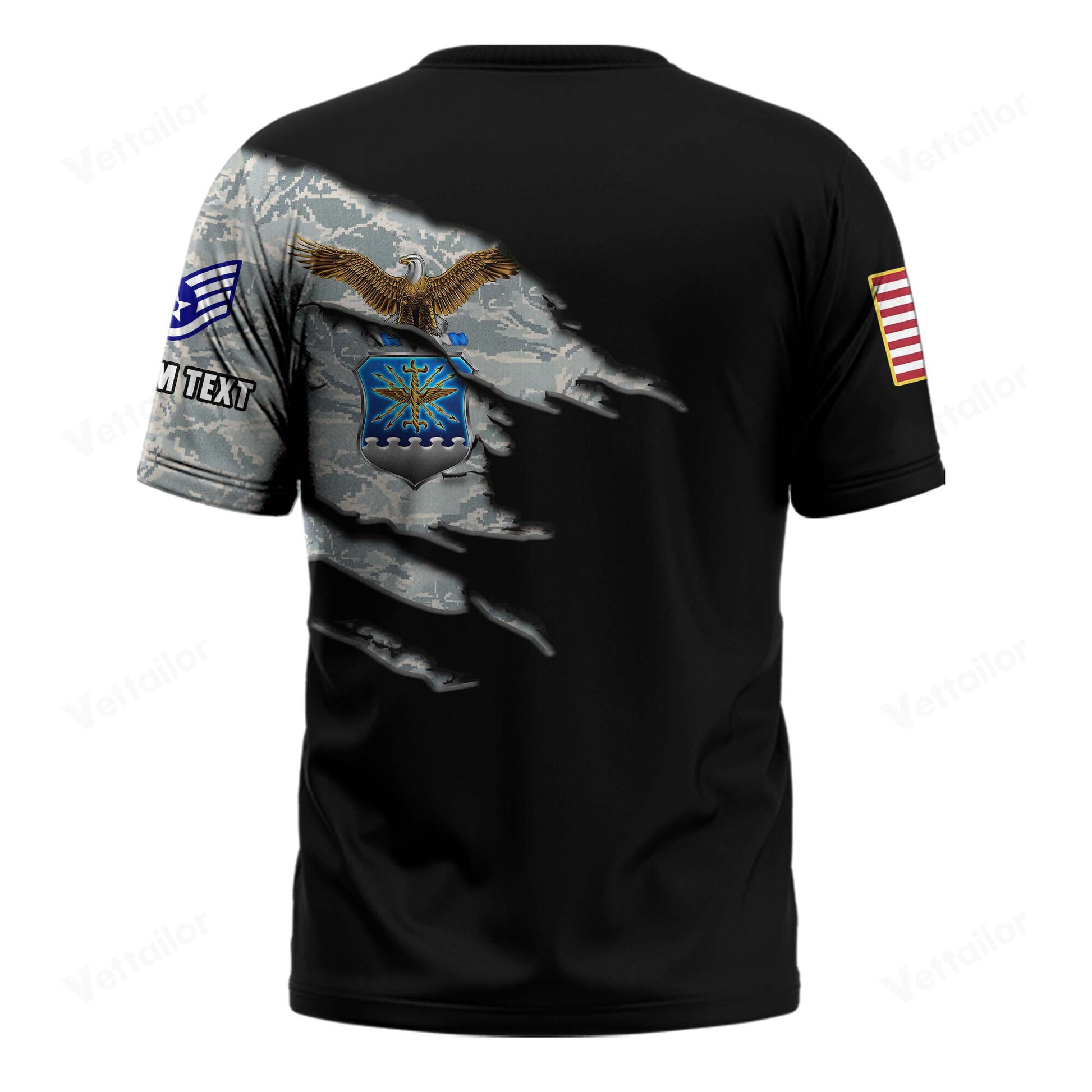 Customized U.S. Air Force Camouflage T-Shirt #000529