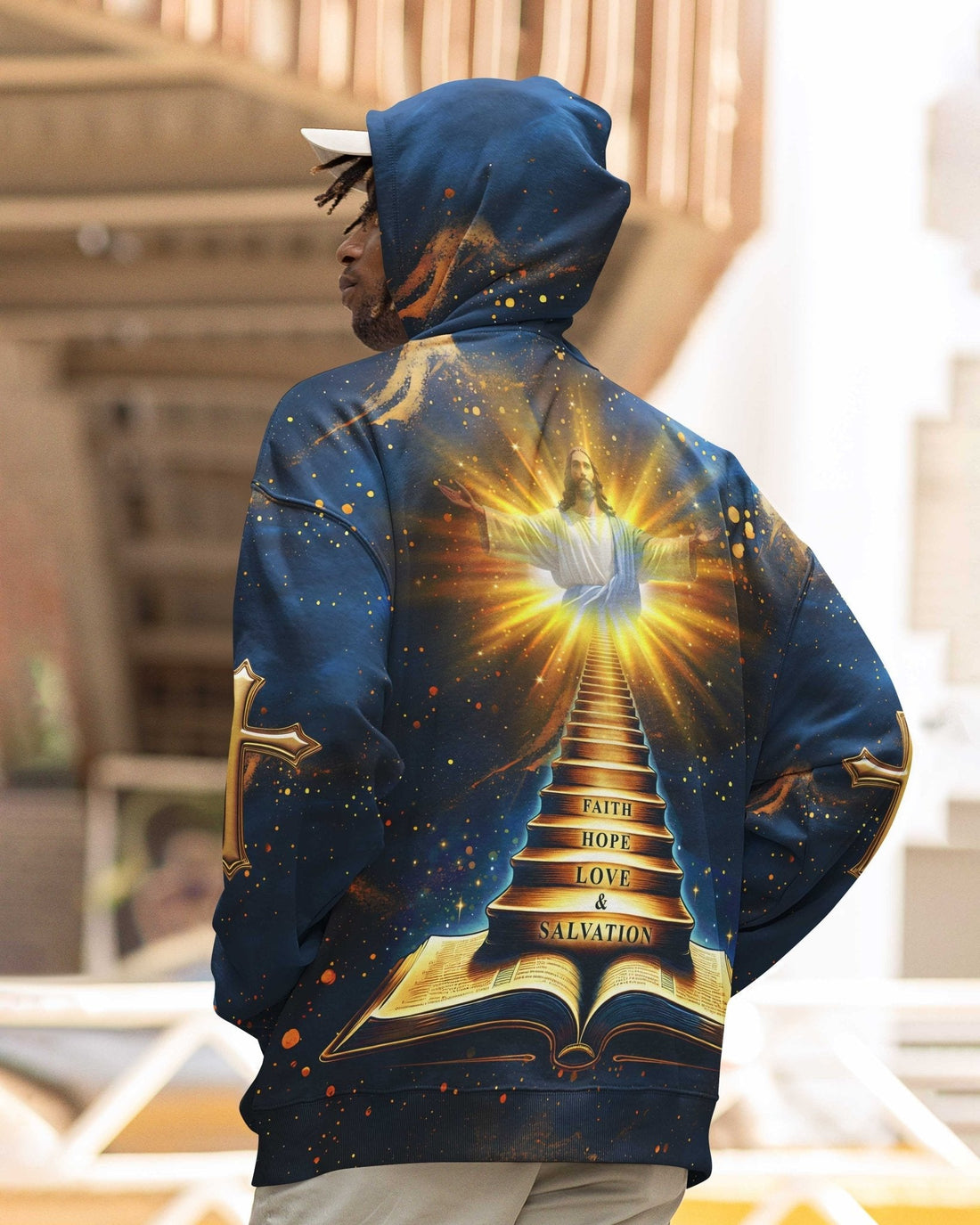 Faith Hope Love & Salvation All Over Print Zip Hoodie