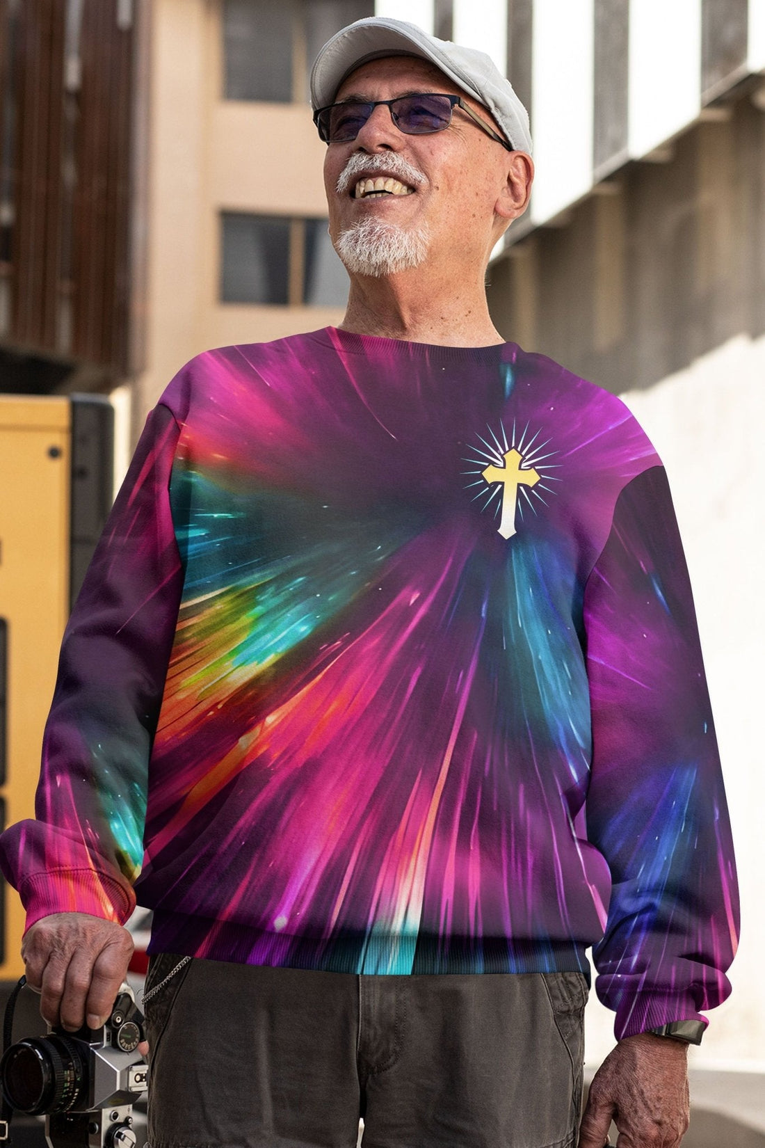 For God So Loved The World All Over Print Sweater