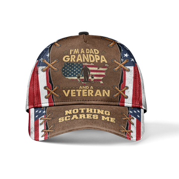 I'm A Dad Grandpa And A Veteran Classic Cap
