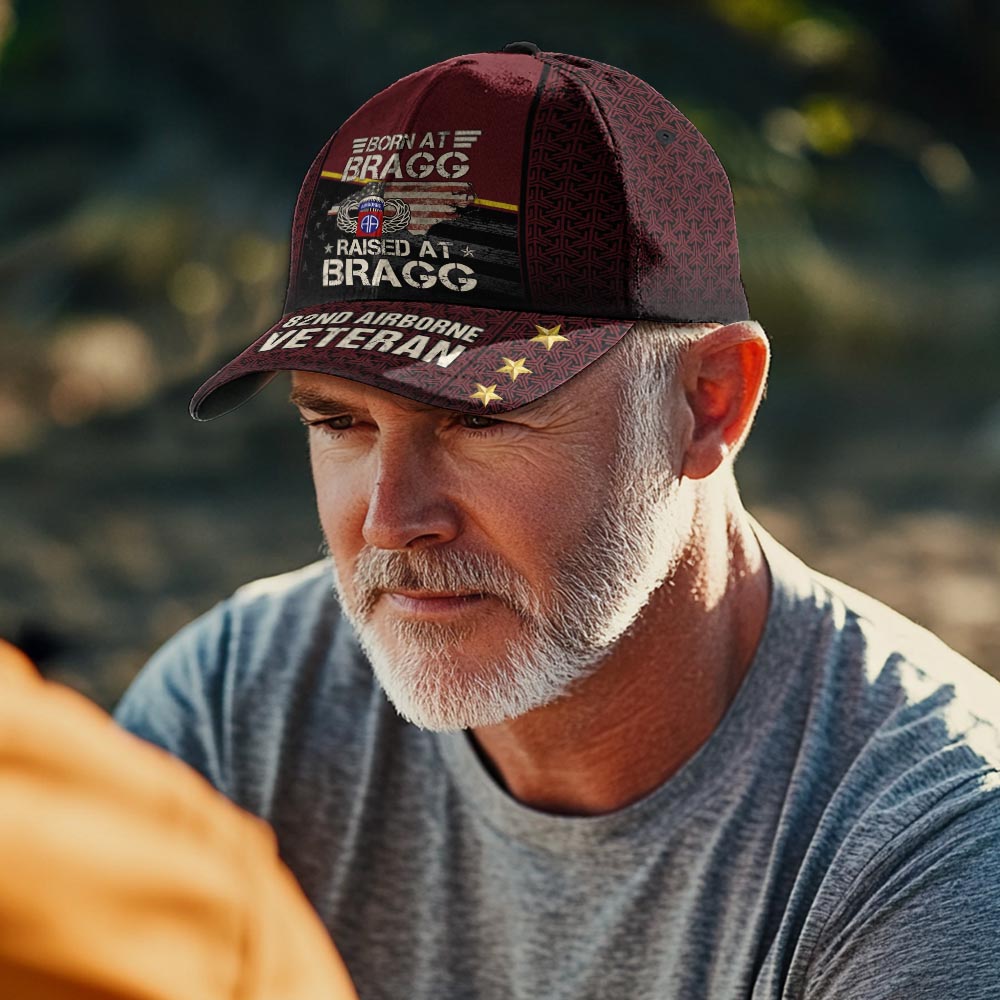 Airborne Born At Bragg Raised At Bragg Classic Cap